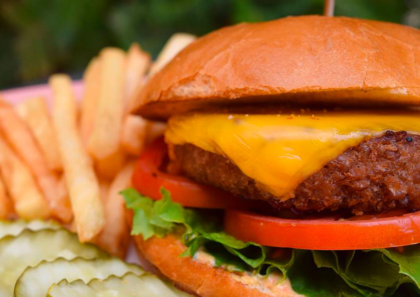 Cheese Burger with Fries