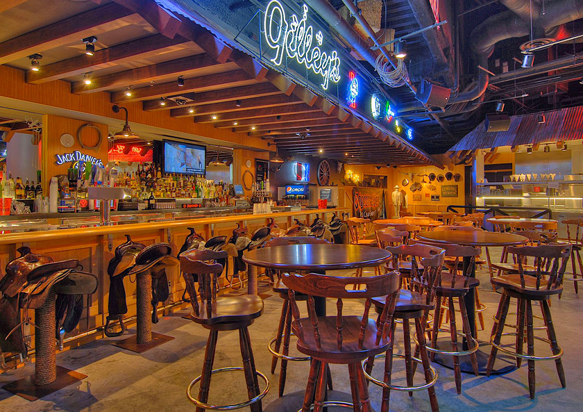 Gilley's Saloon interior no guests